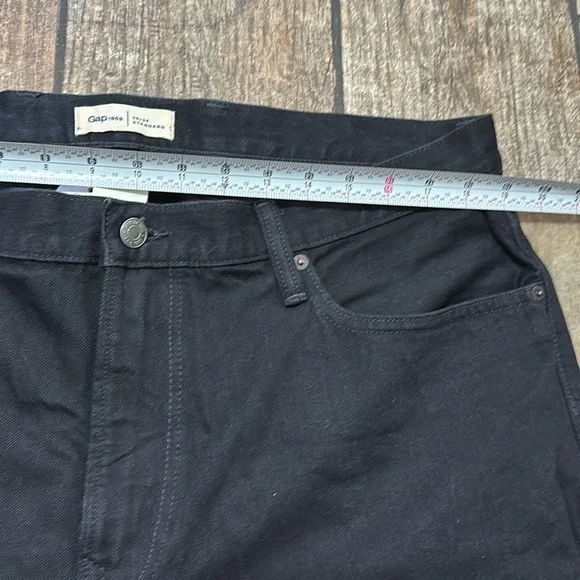 NWT Gap 1969 Men’s 38x34 Black Standard Denim Straight‎ Leg Jeans
